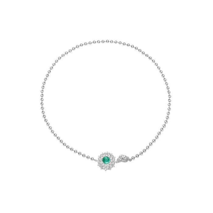 Aquamarine Bubble Necklace - Gem Vivi