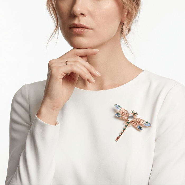 Aurora Dragonfly Brooch - Gem Vivi