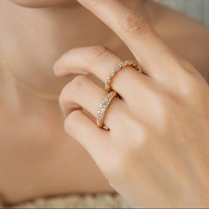 Aurora Solitaire Ring - Gem Vivi