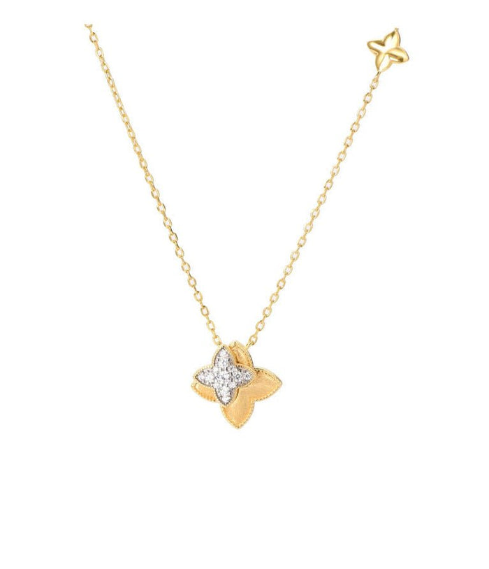 Bloom Clover Pendant Necklace - Gem Vivi