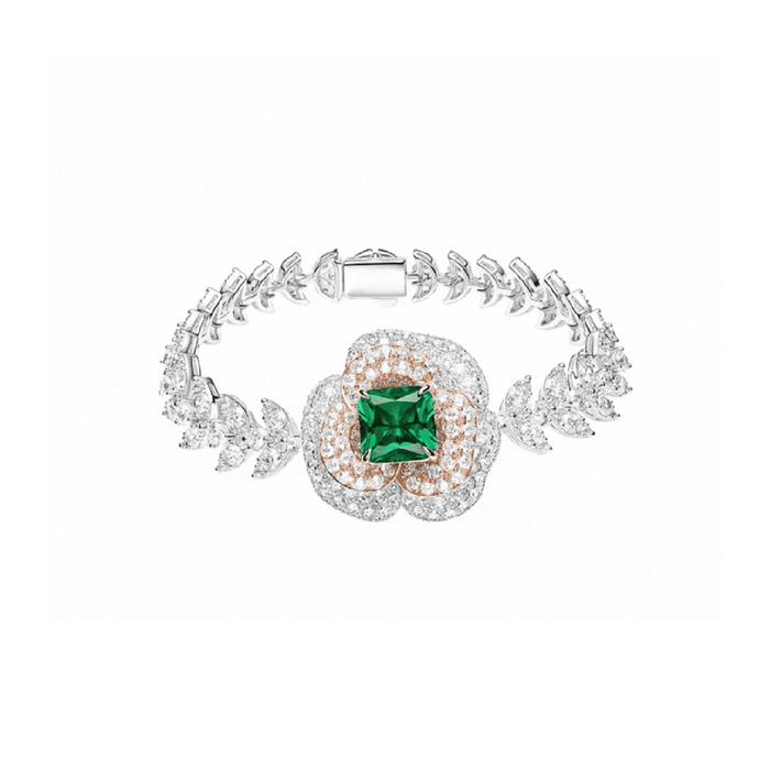 Blossom Emerald Bracelet - Gem Vivi