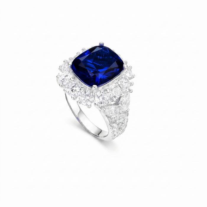 Blue Sapphire Royal Eclipse Ring - Gem Vivi