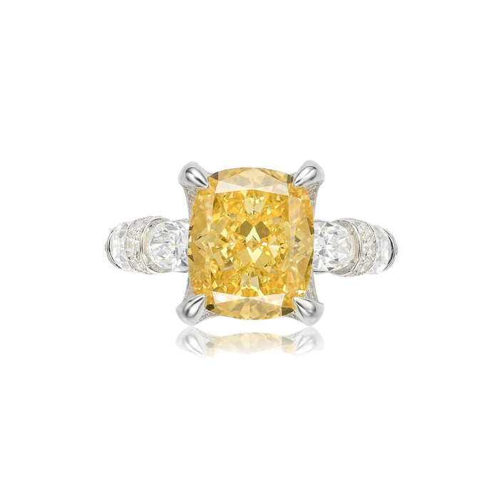 Canary Yellow Stone Ring - Gem Vivi