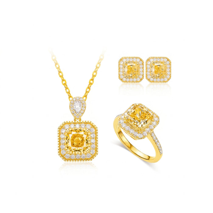 Candy Cube Canary Yellow Set - Gem Vivi