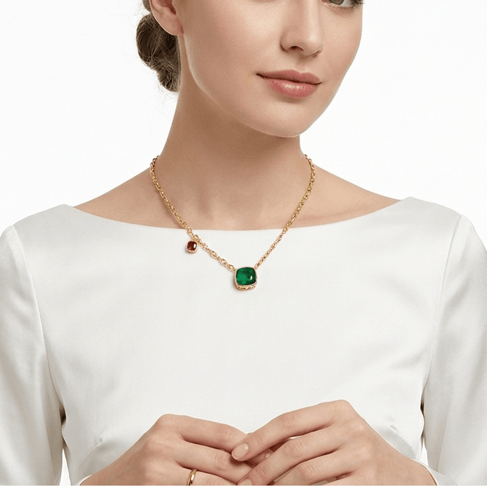 Chloe Duo Charm Necklace - Gem Vivi