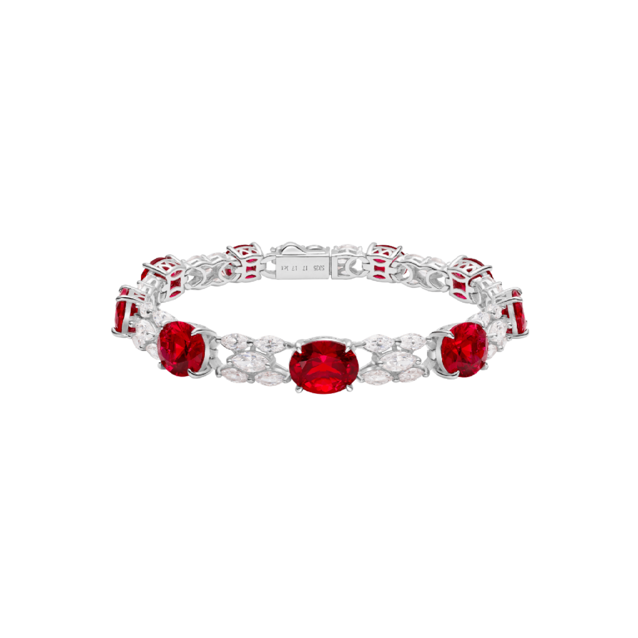 Crimson Ruby Bracelet - Gem Vivi