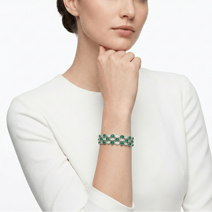 Emerald Verdant Majesty Bracelet - Gem Vivi