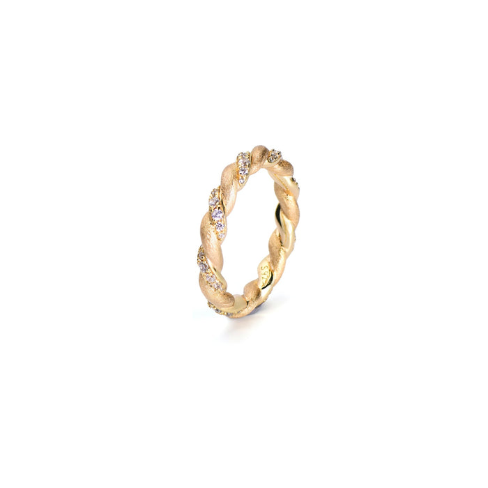 Evelyn Twist Eternity Ring - Gem Vivi
