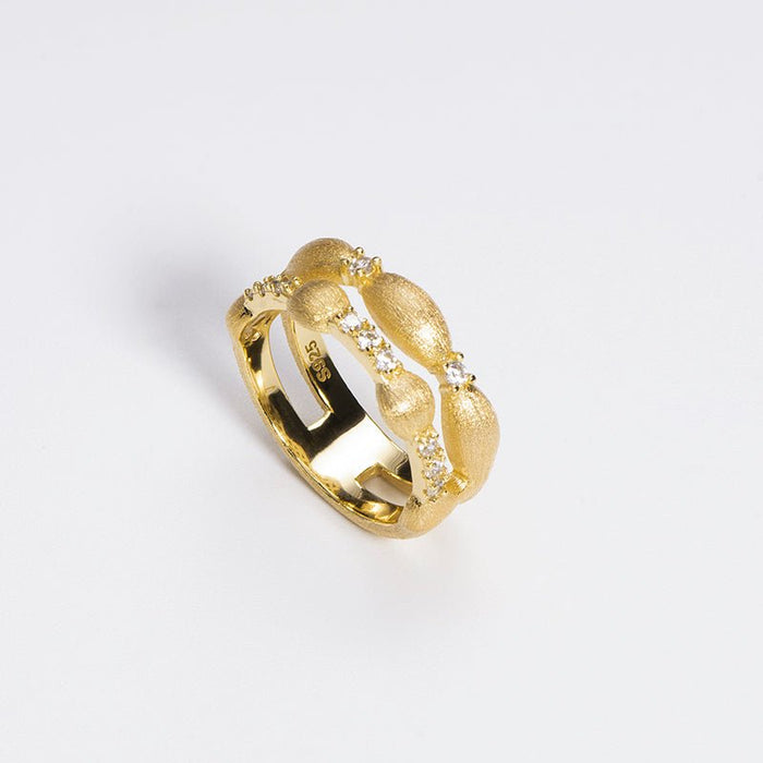 Golden Aurea Petal Band - Gem Vivi