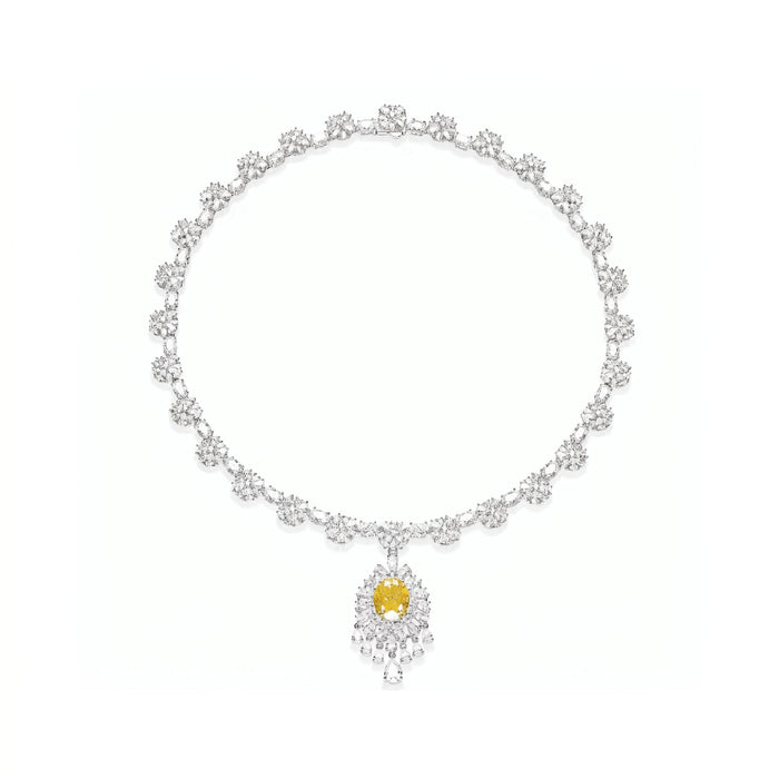 Golden Radiance Drop Necklace - Gem Vivi