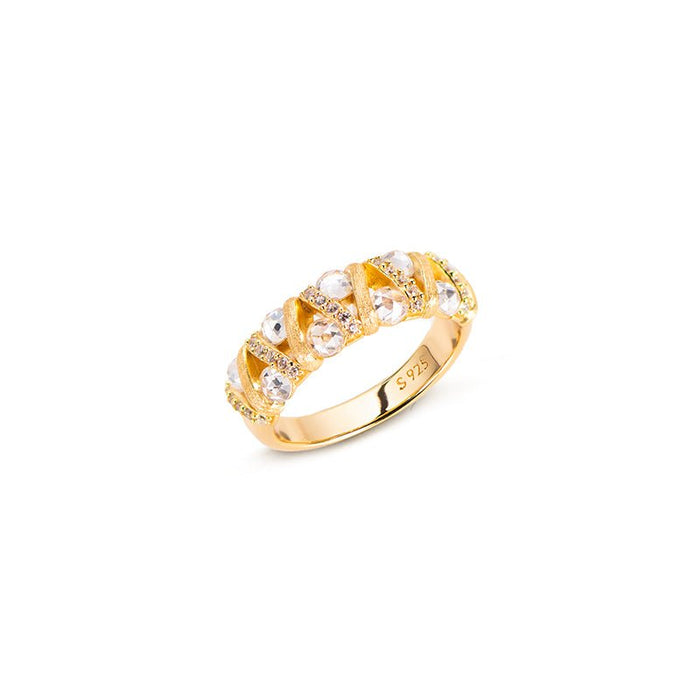 Helena Twist Ring - Gem Vivi