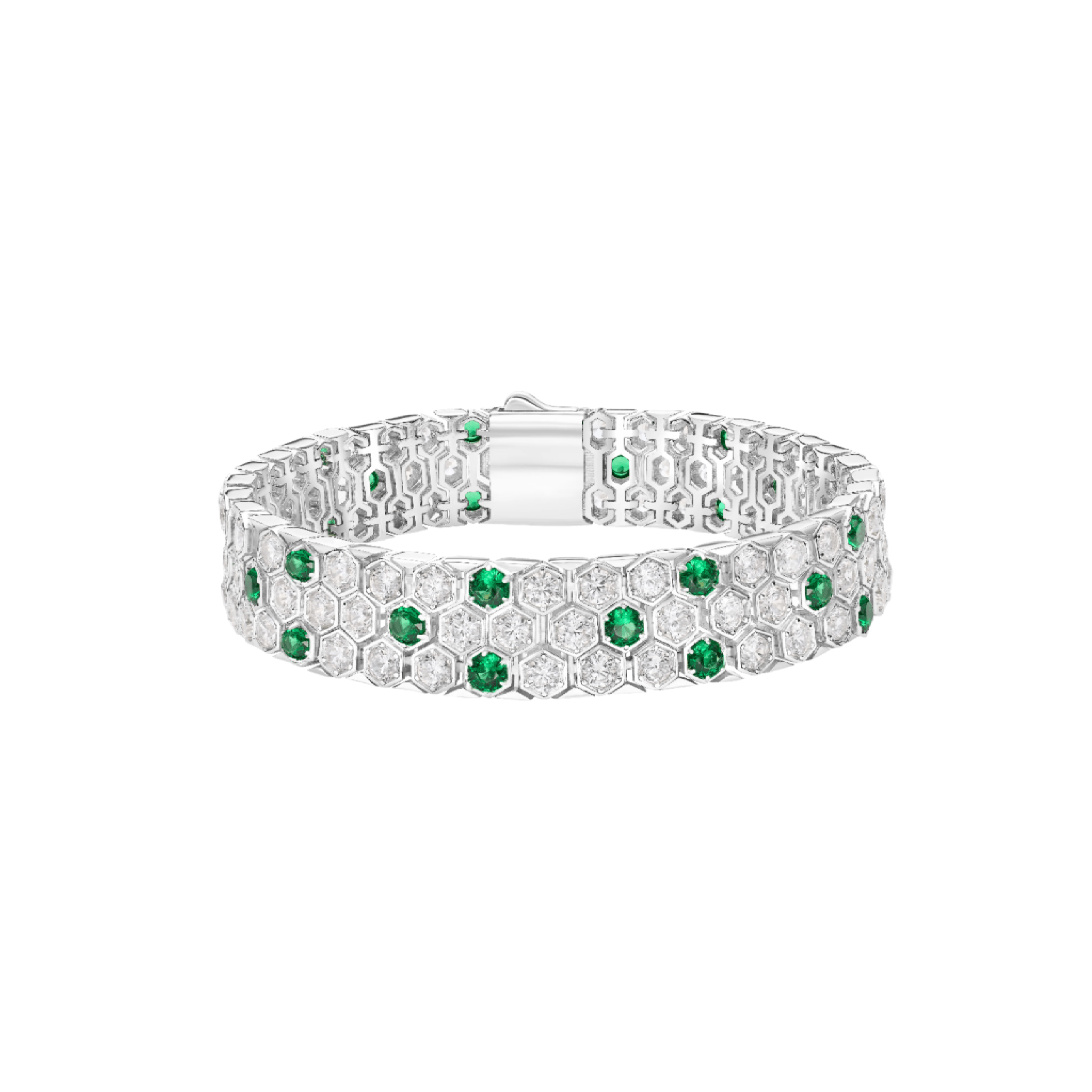 Imperial Garden Emerald Bracelet - Gem Vivi