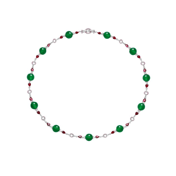 Imperial Orchard Jade Necklace - Gem Vivi