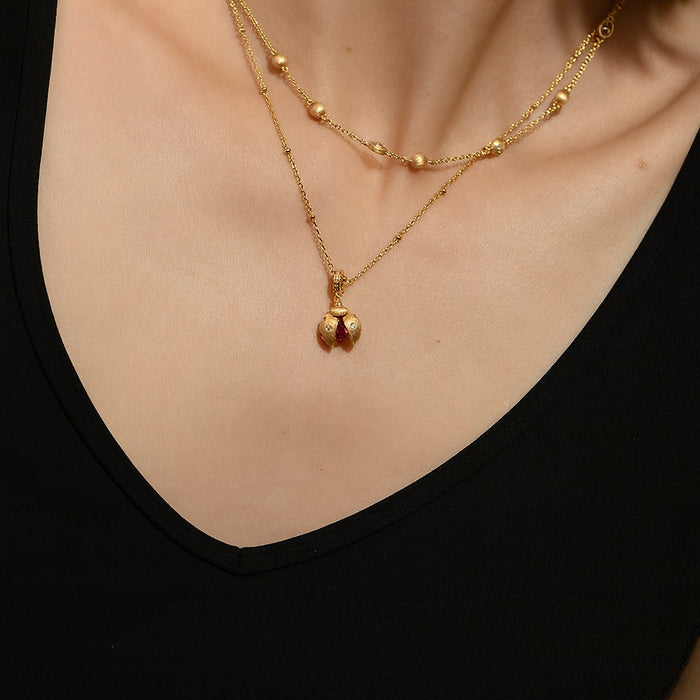 Ladybug Red Necklace