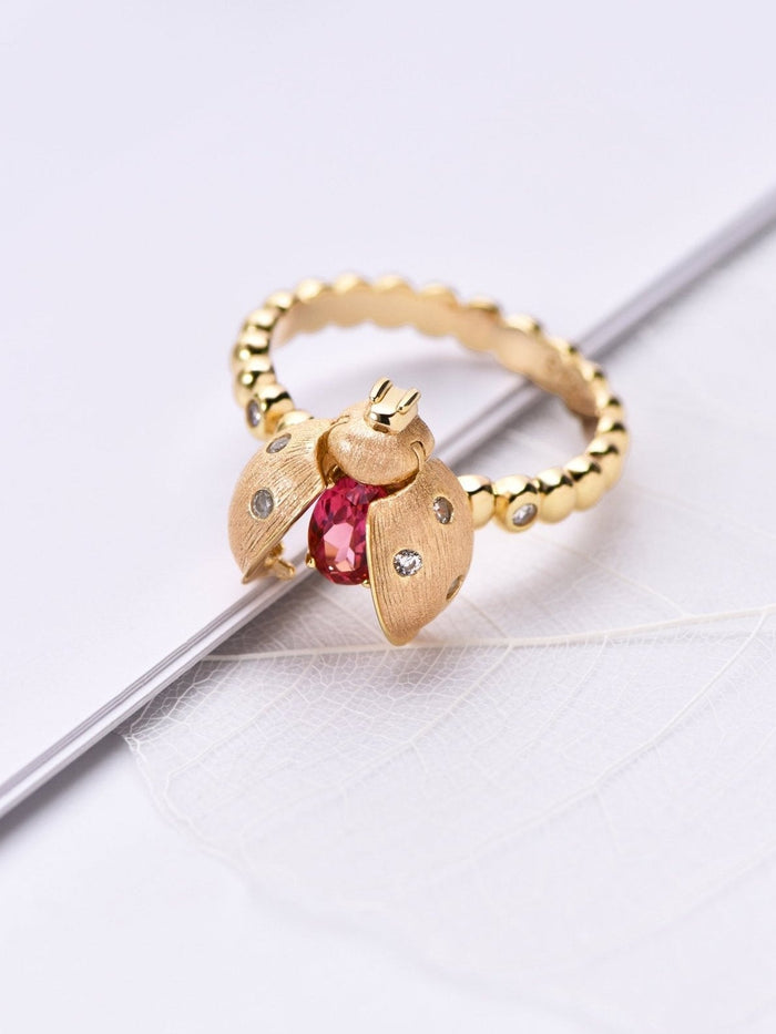 Ladybug Red Ring - Gem Vivi