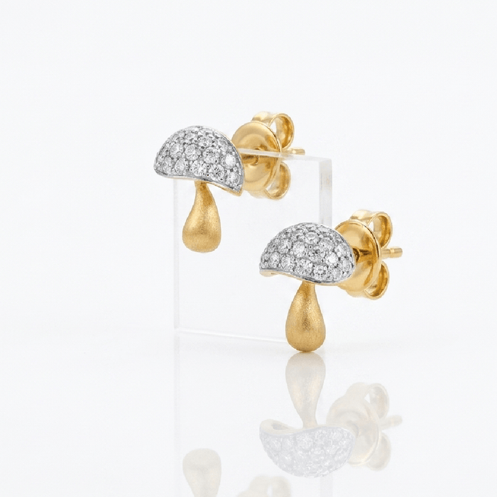 Mushroom Earrings - Gem Vivi