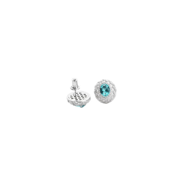 Ocean Mosaic Stud Earrings - Gem Vivi