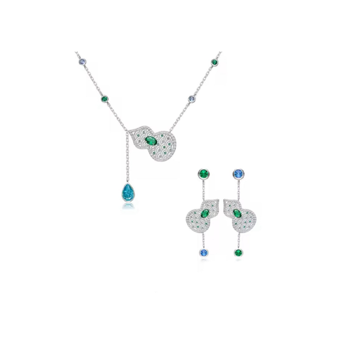 Ocean Muse Emerald Necklace - Gem Vivi