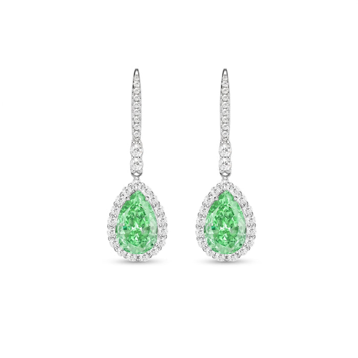 Paraiba Raindrop Earrings - Gem Vivi