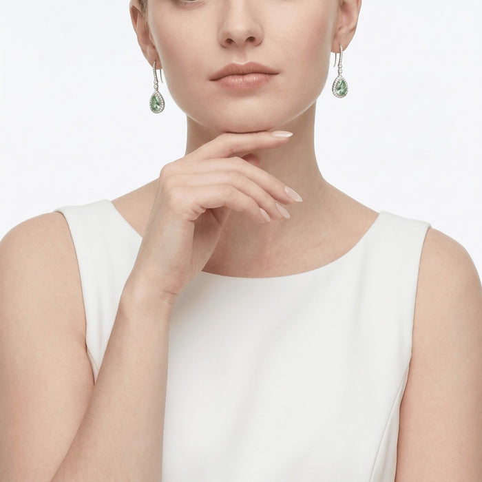 Paraiba Raindrop Earrings - Gem Vivi