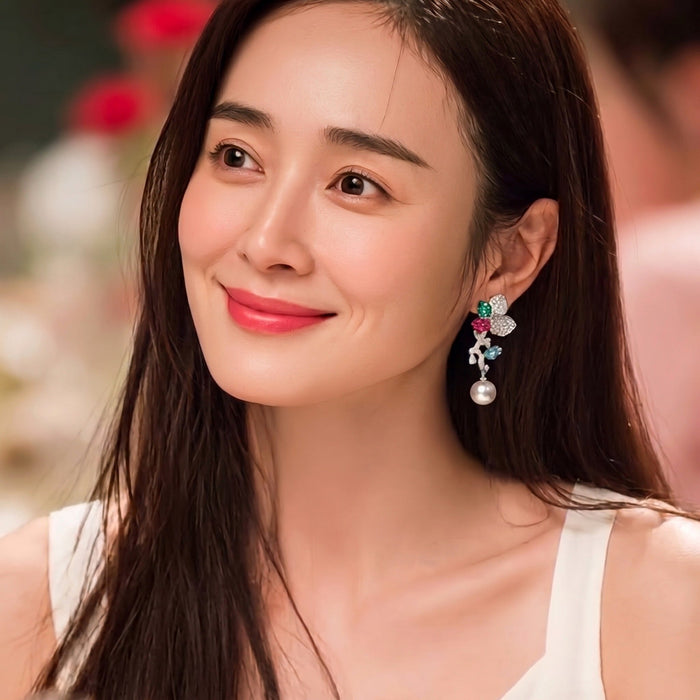 Pearl Glow Drop Earrings - Gem Vivi