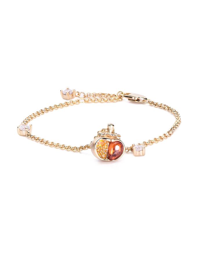 Persimmon Orange Bracelet - Gem Vivi