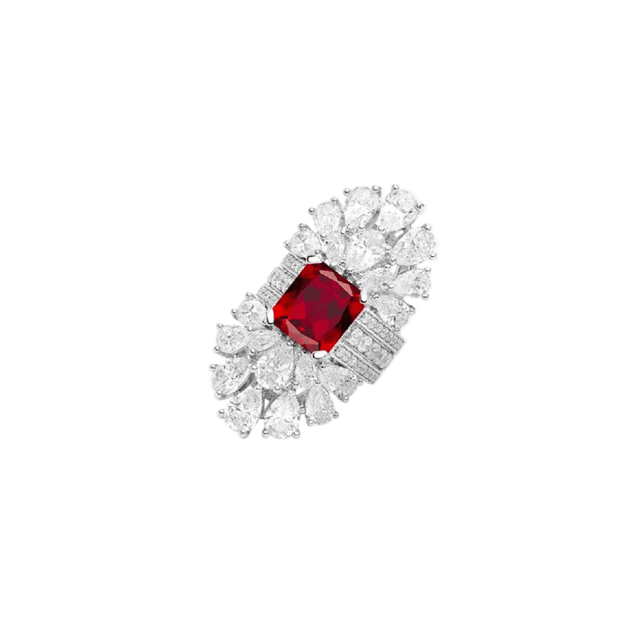 Radiance Regal Cluster Ring - Gem Vivi