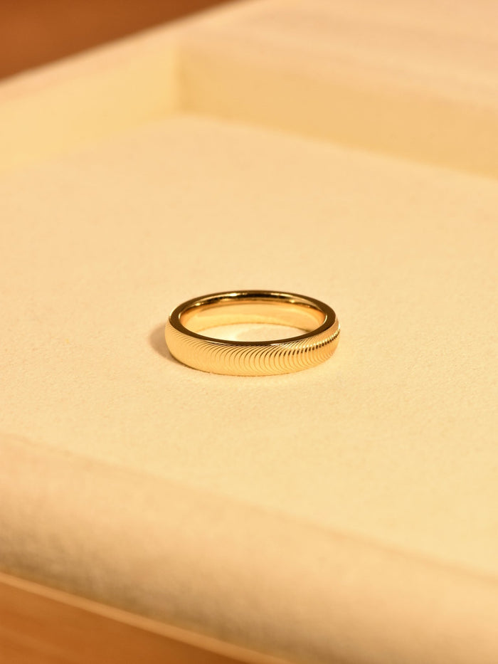 Rose Softwave Etched Band - Gem Vivi