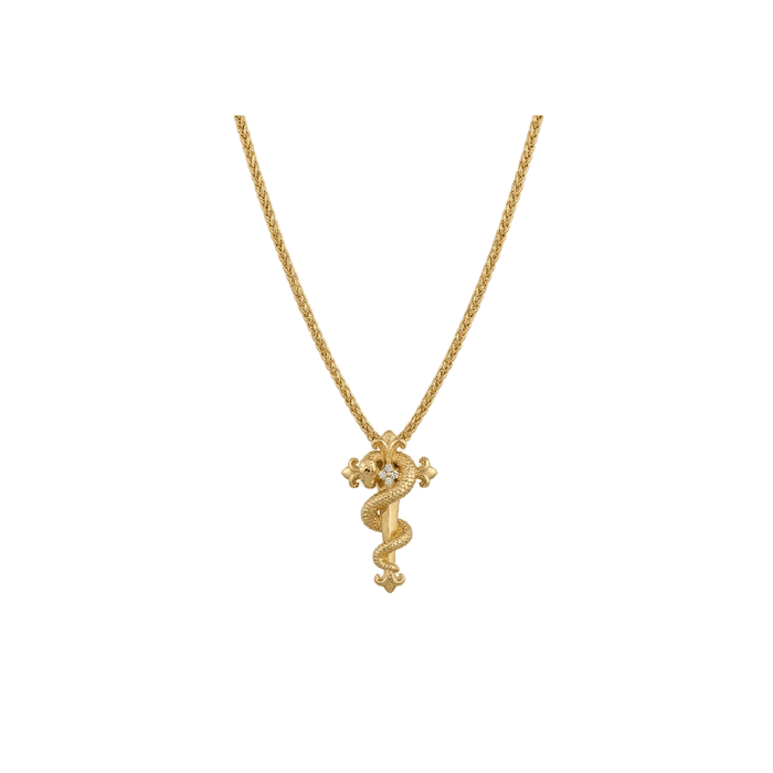 Serpent Crest Necklace - Gem Vivi