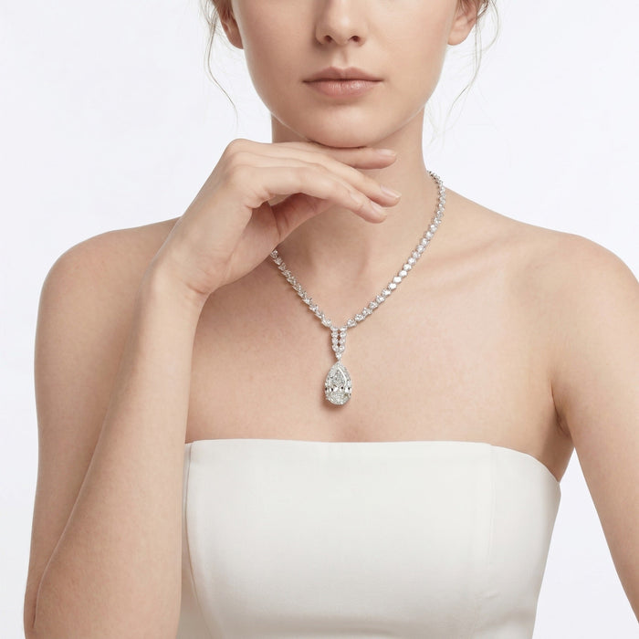 Teardrop Luxurious Statement Necklace - Gem Vivi