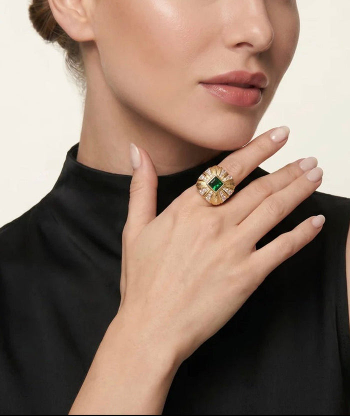 Verde Soleil Ring - Gem Vivi