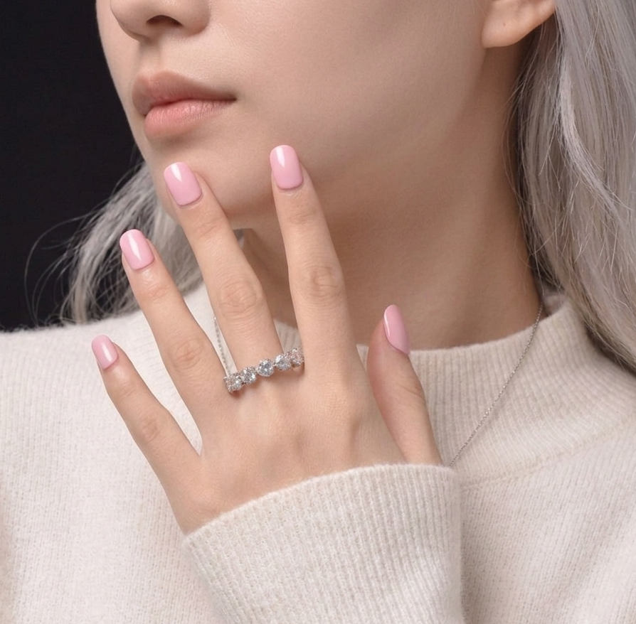 Amora Heart Eternity Ring