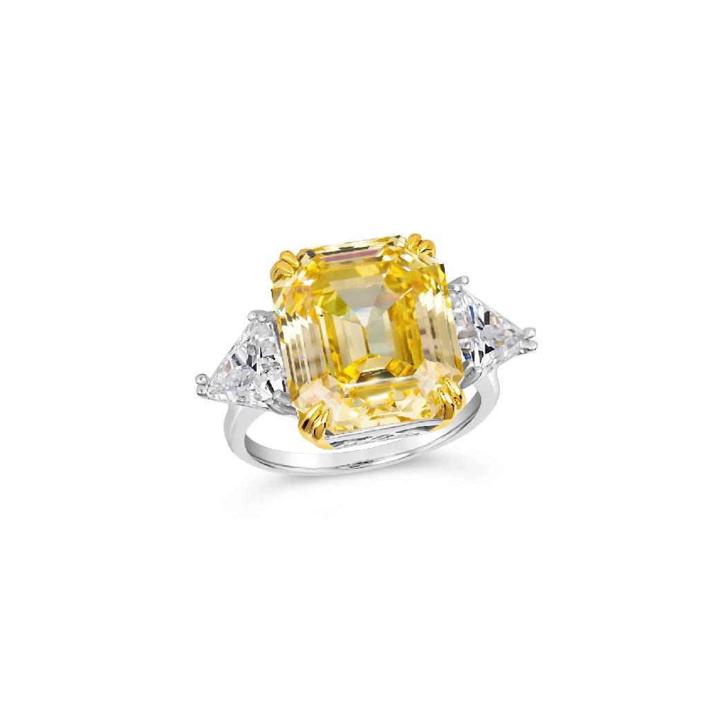 Aurora Radiant Canary Yellow Ring