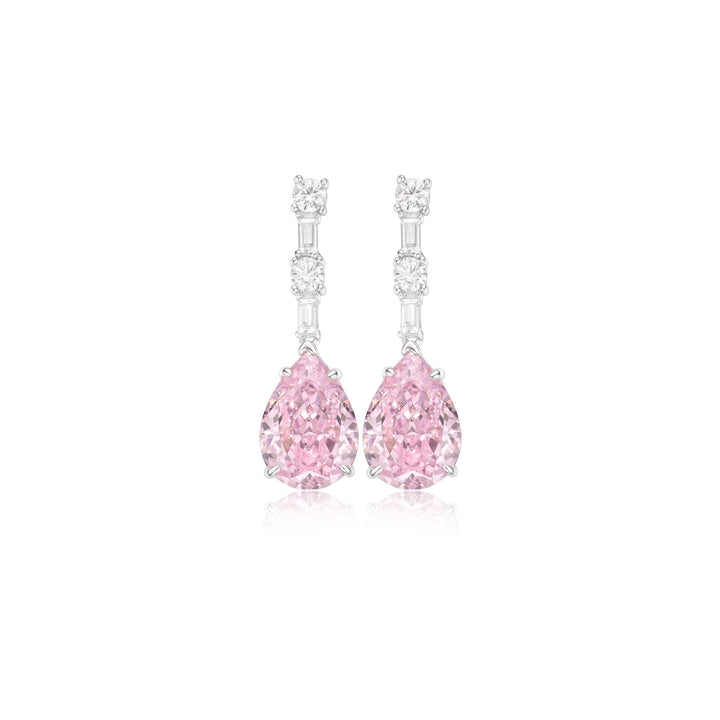 Angel's Tear Sakura Pink Dangle Earrings - Gem Vivi