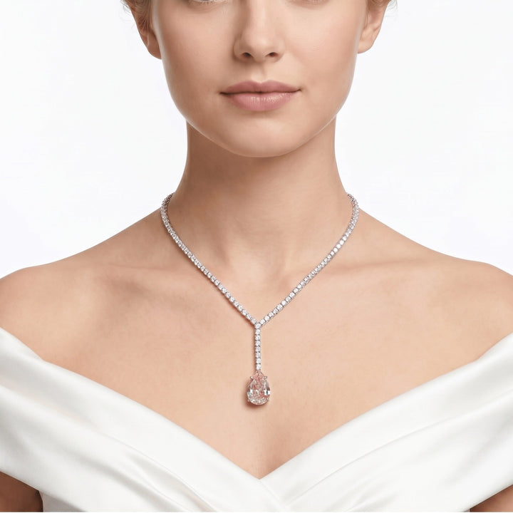 Angel's Tear Statement Necklace - Gem Vivi