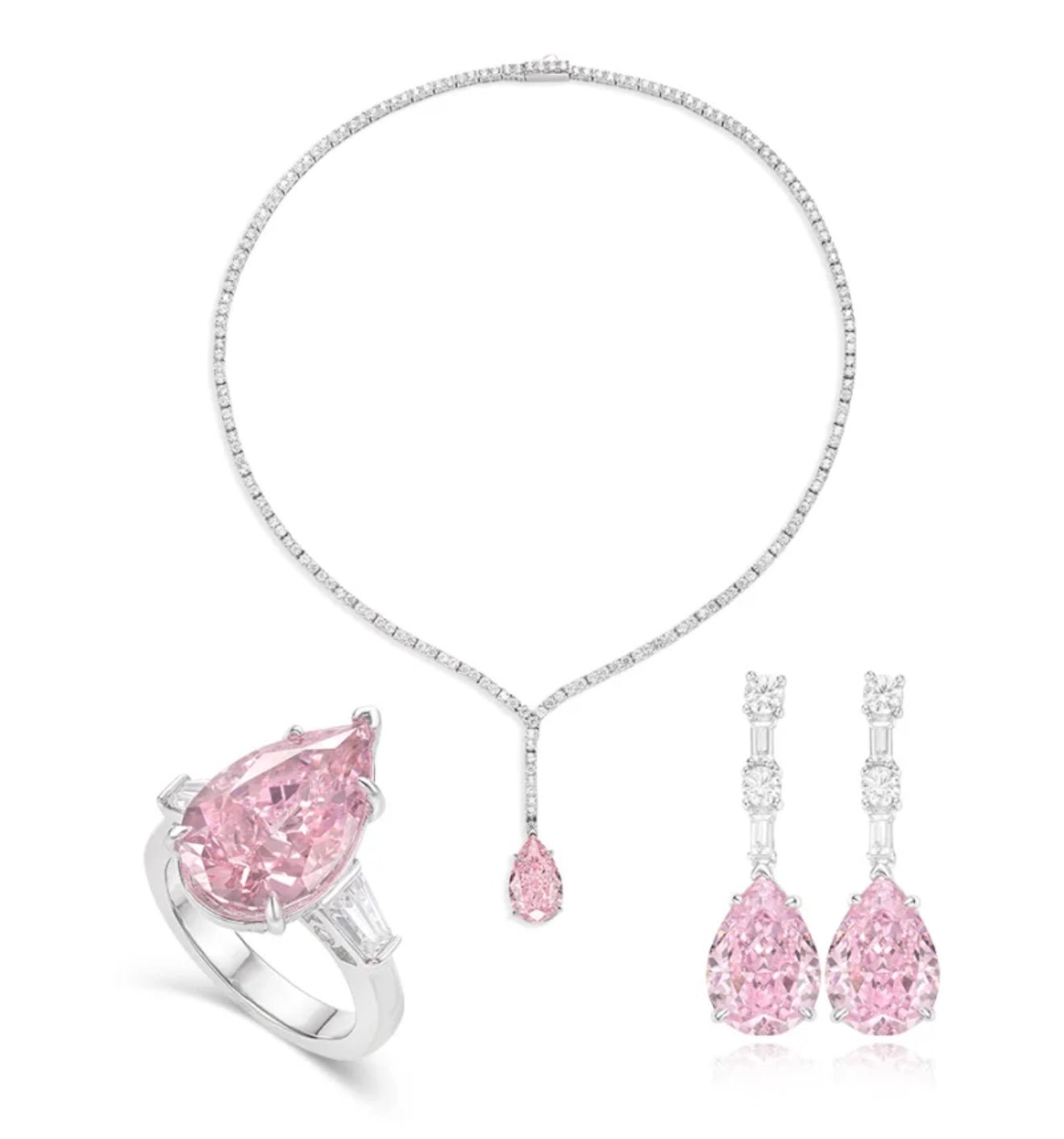 Angel's Tear Statement Necklace - Gem Vivi