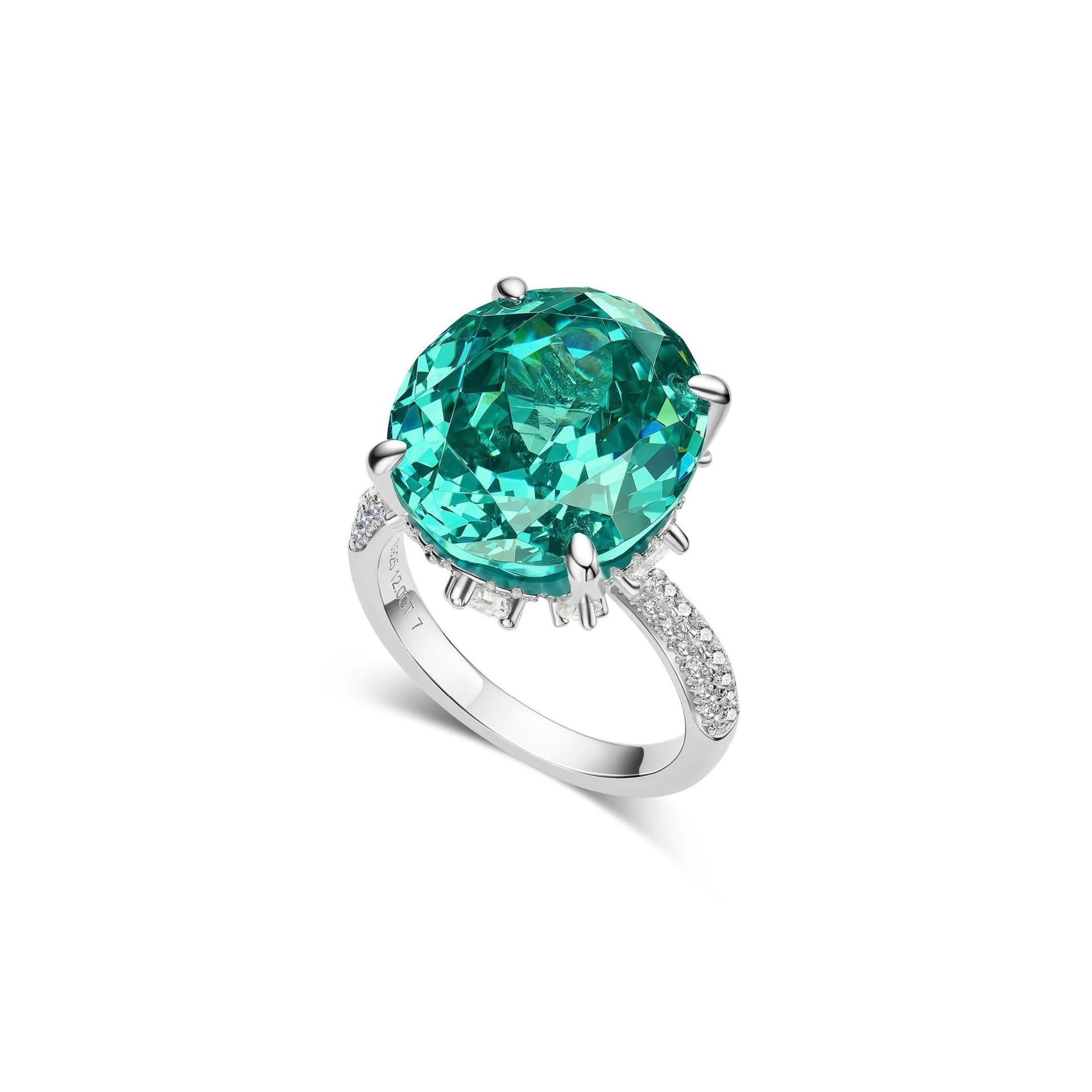 Aqua Paraiba Luxe Ring - Gem Vivi