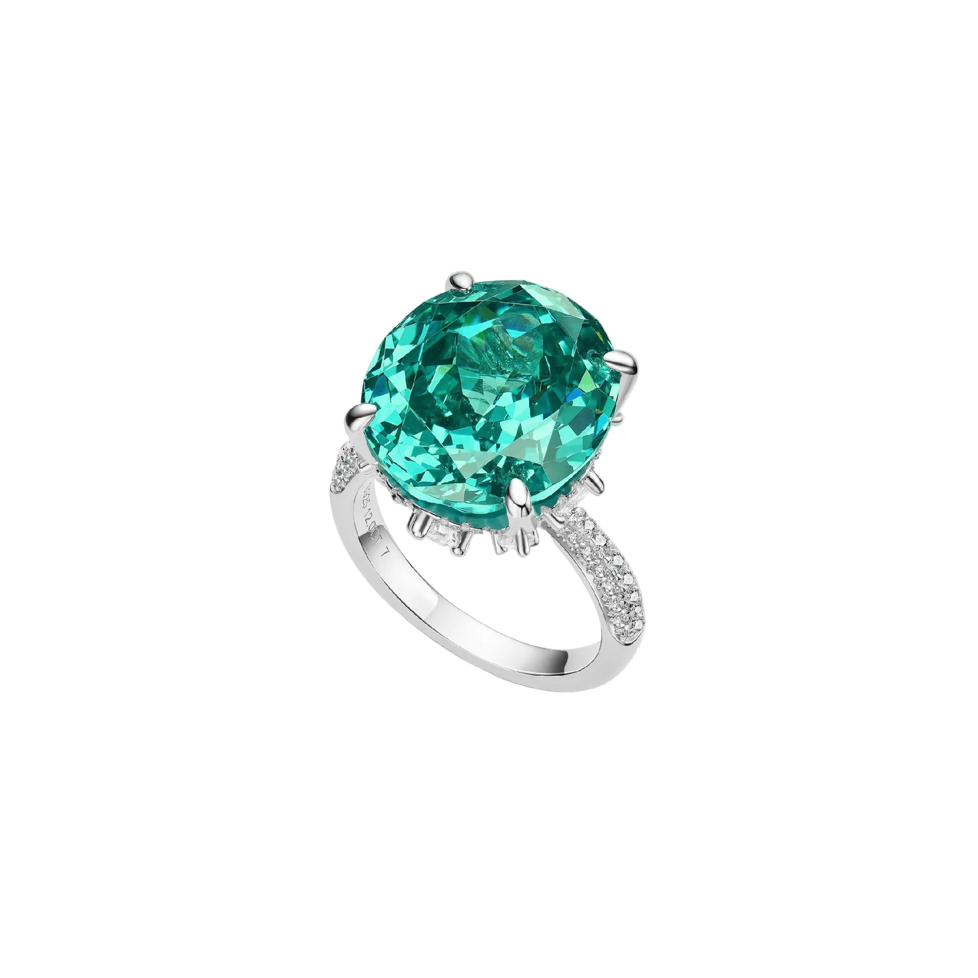 Aqua Paraiba Luxe Ring - Gem Vivi