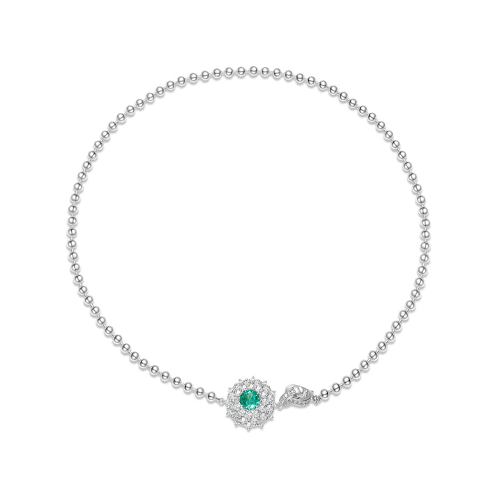 Aquamarine Bubble Necklace - Gem Vivi