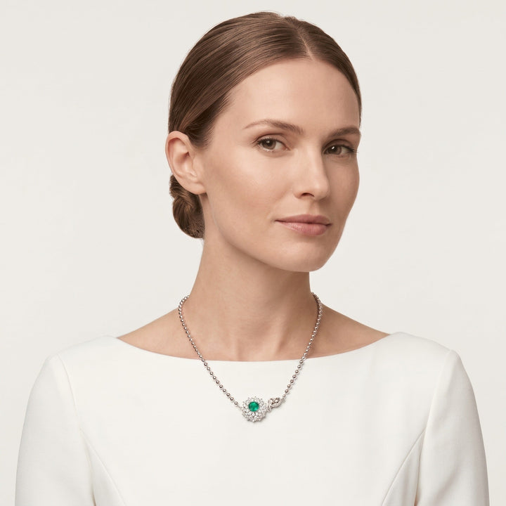 Aquamarine Bubble Necklace - Gem Vivi