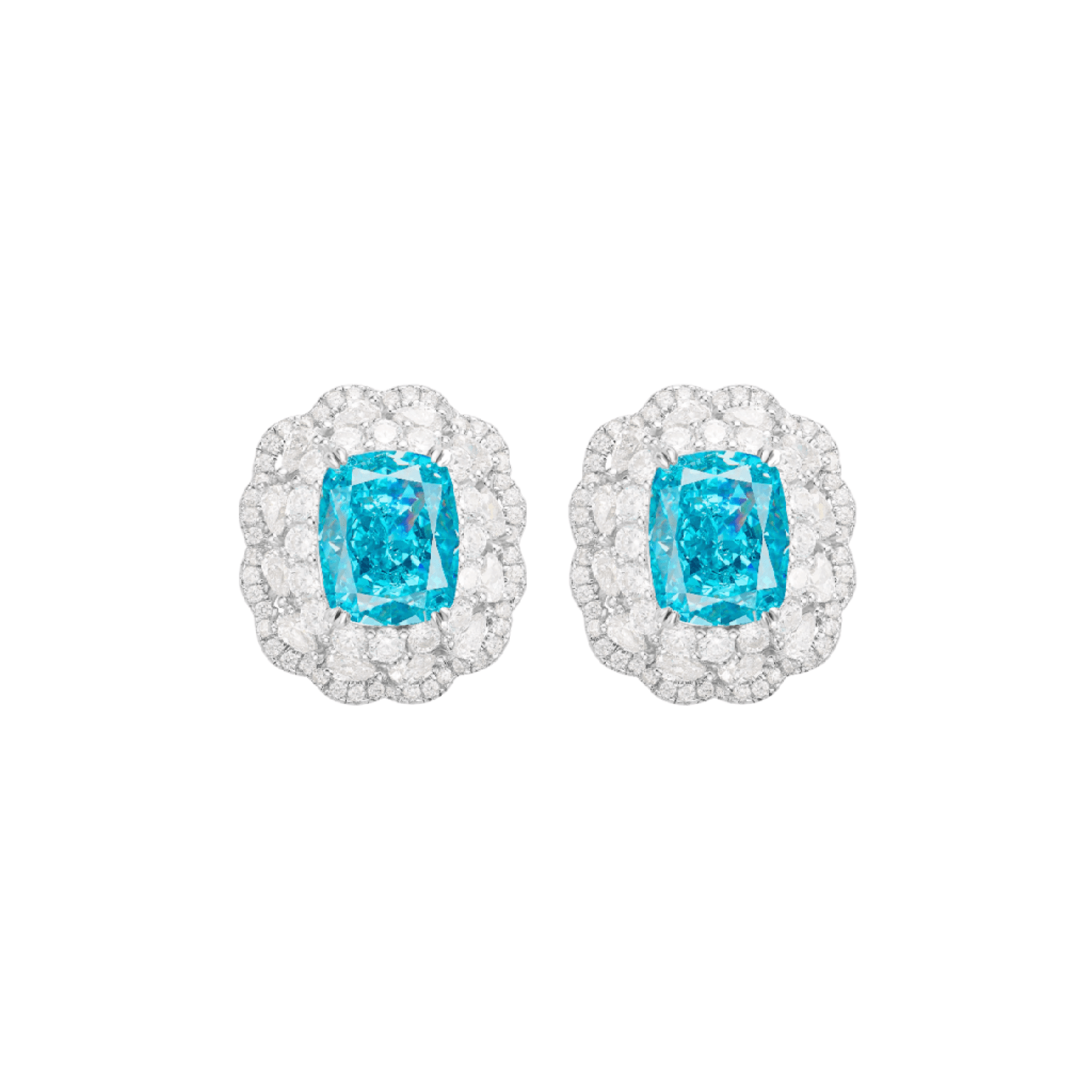 Aquamarine Royale Earrings - Gem Vivi