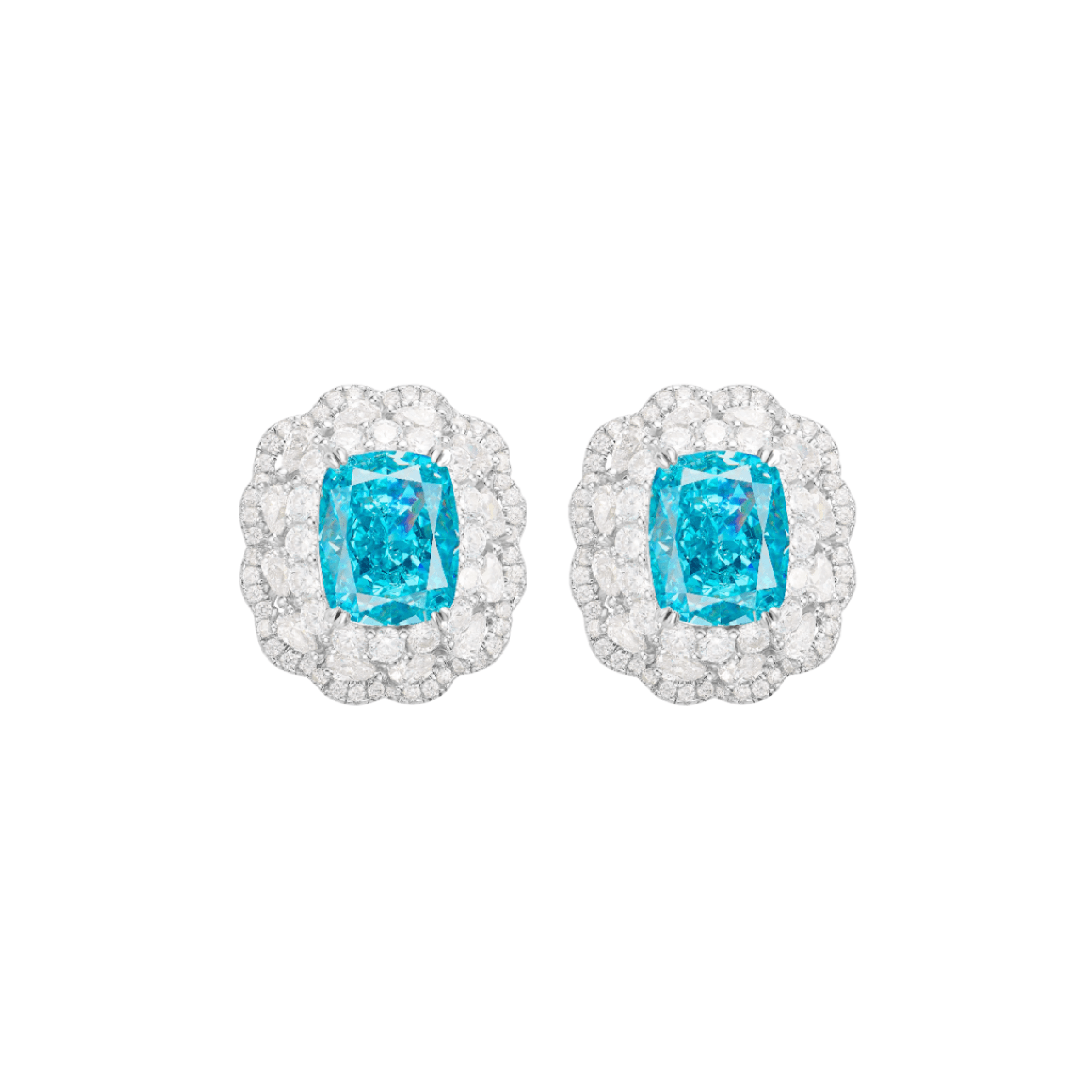 Aquamarine Royale Earrings - Gem Vivi