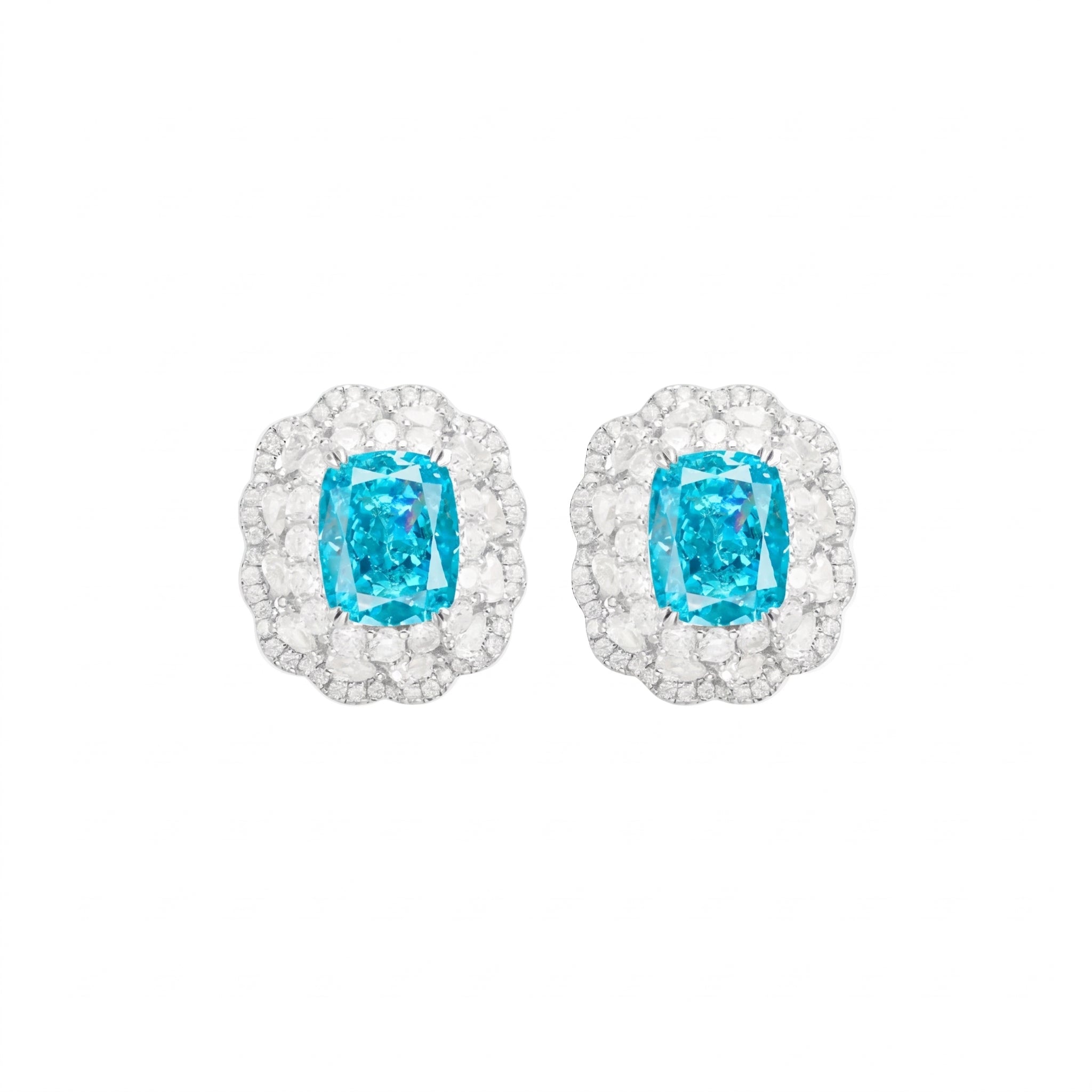 Aquamarine Royale Earrings - Gem Vivi