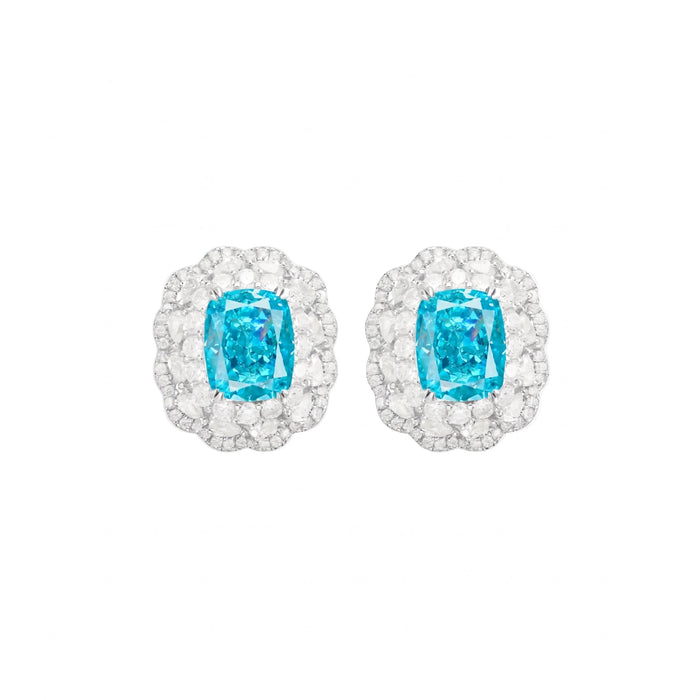 Aquamarine Royale Earrings - Gem Vivi
