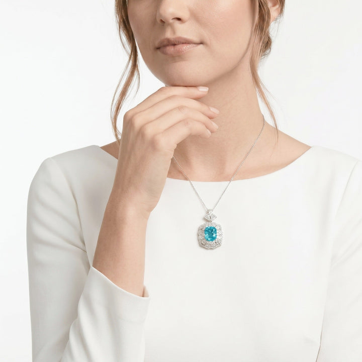 Aquamarine Royale Pendant Necklace - Gem Vivi