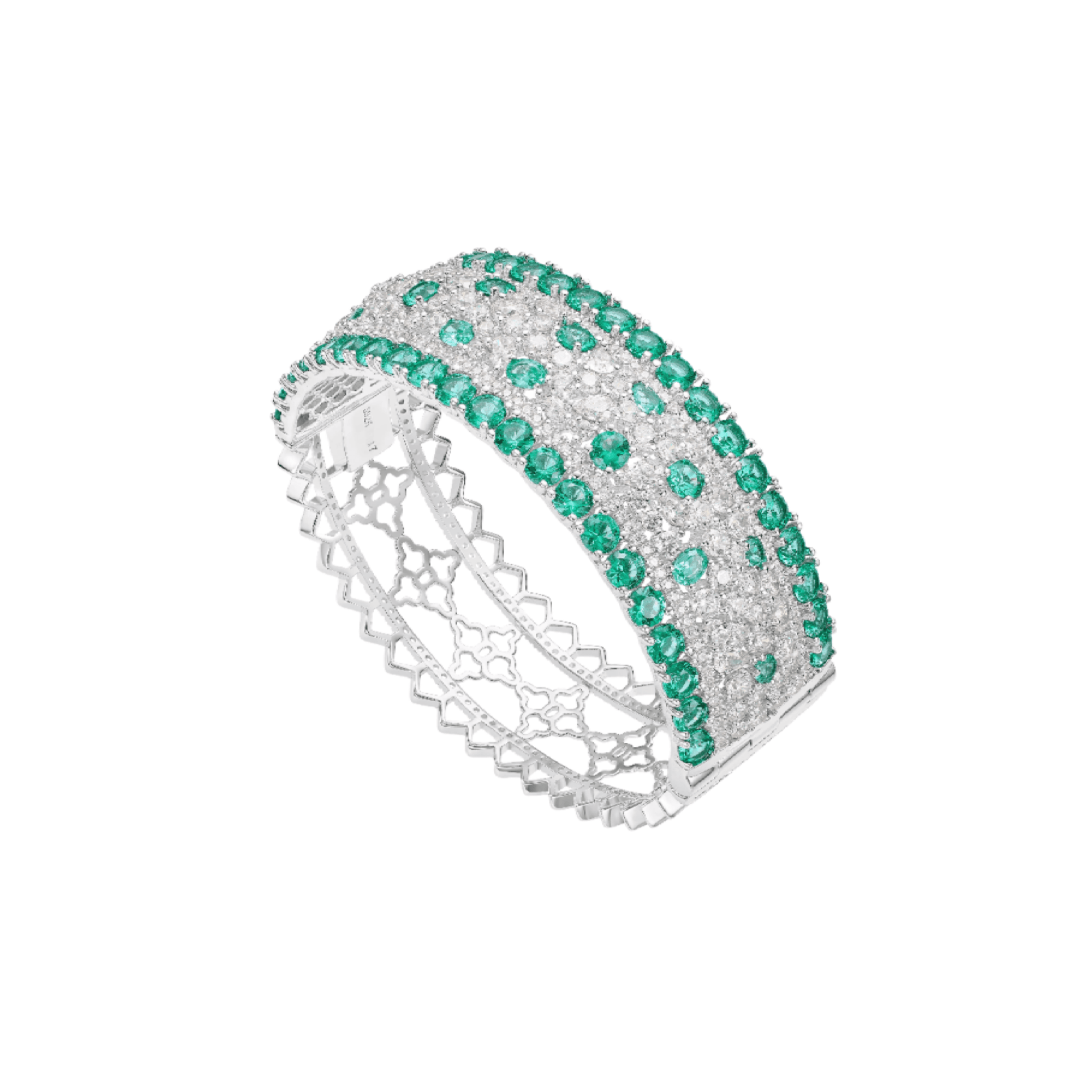 Aquamarine Starlight Bangle - Gem Vivi