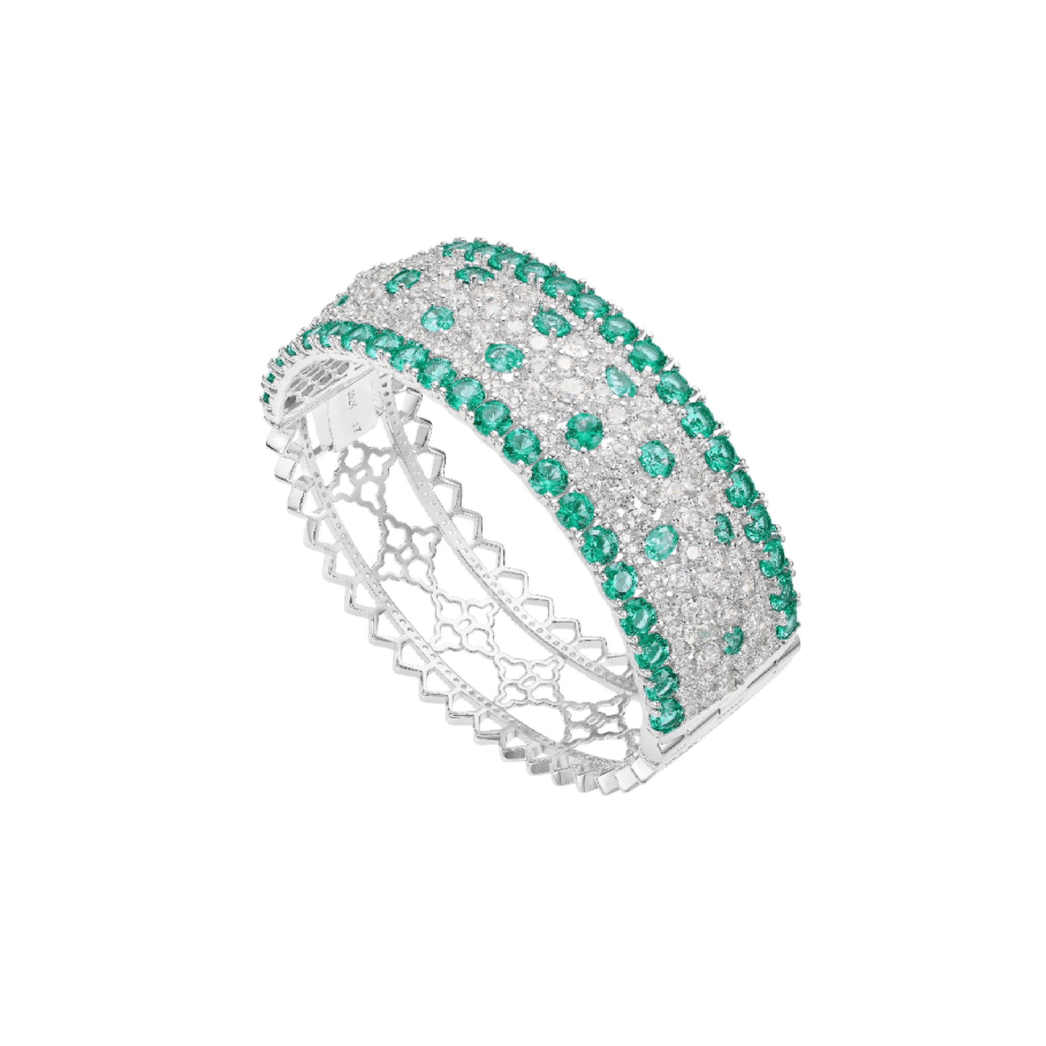 Aquamarine Starlight Bangle - Gem Vivi