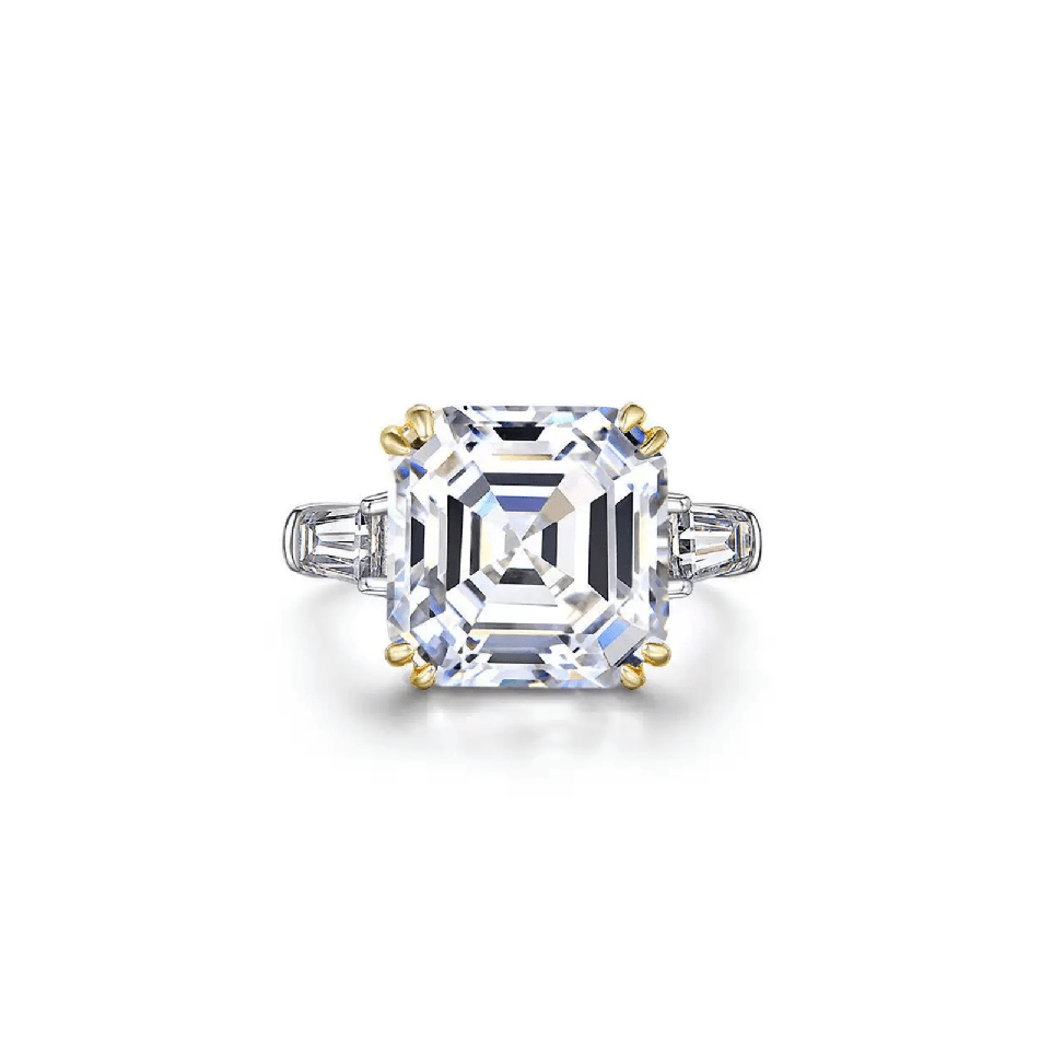 Aurelia Asscher Ring - Gem Vivi