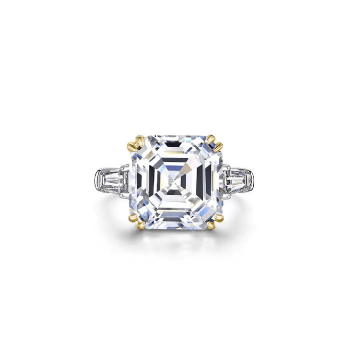 Aurelia Asscher Ring - Gem Vivi