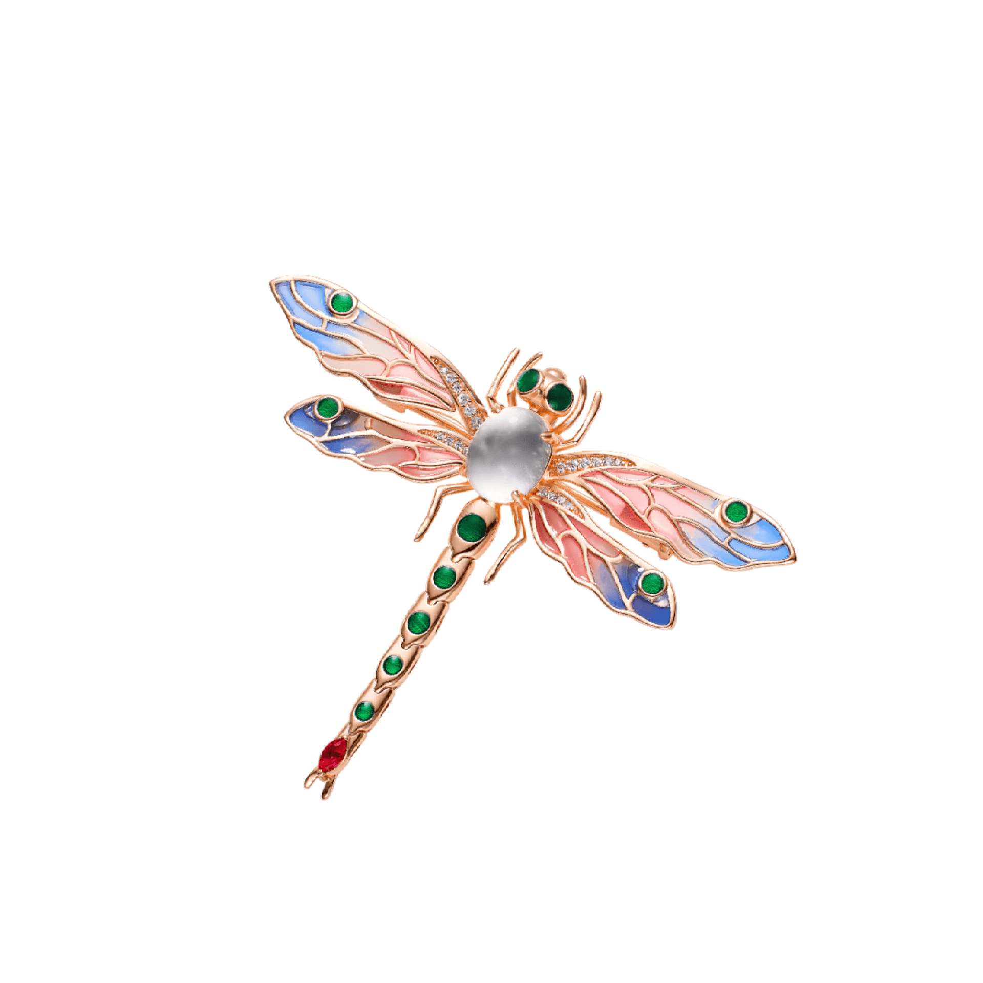 Aurora Dragonfly Brooch - Gem Vivi